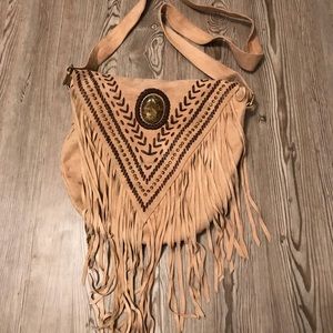 Fringe purse, boho